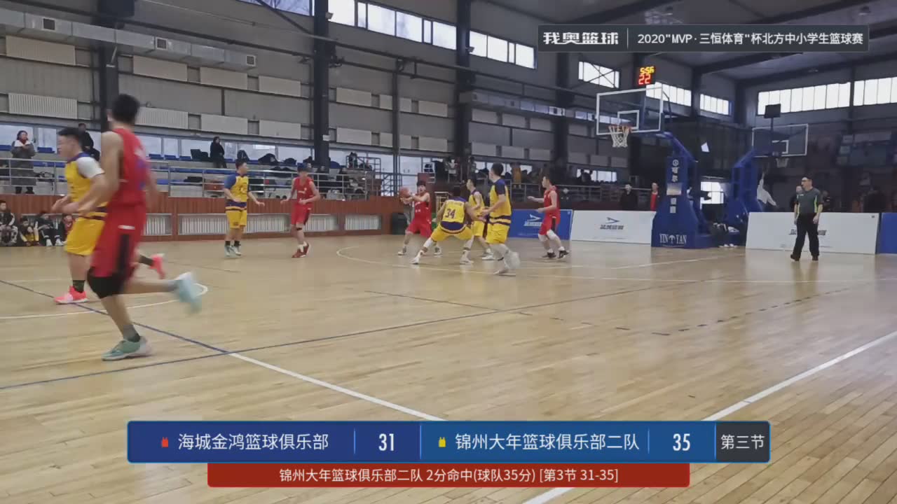 海城金鸿篮球俱乐部 vs 锦州大年篮球俱