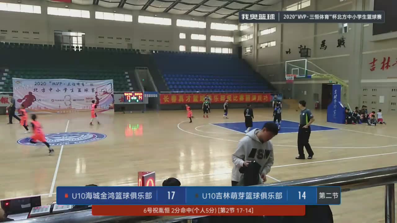 u10海城金鸿篮球俱乐部 vs u10吉