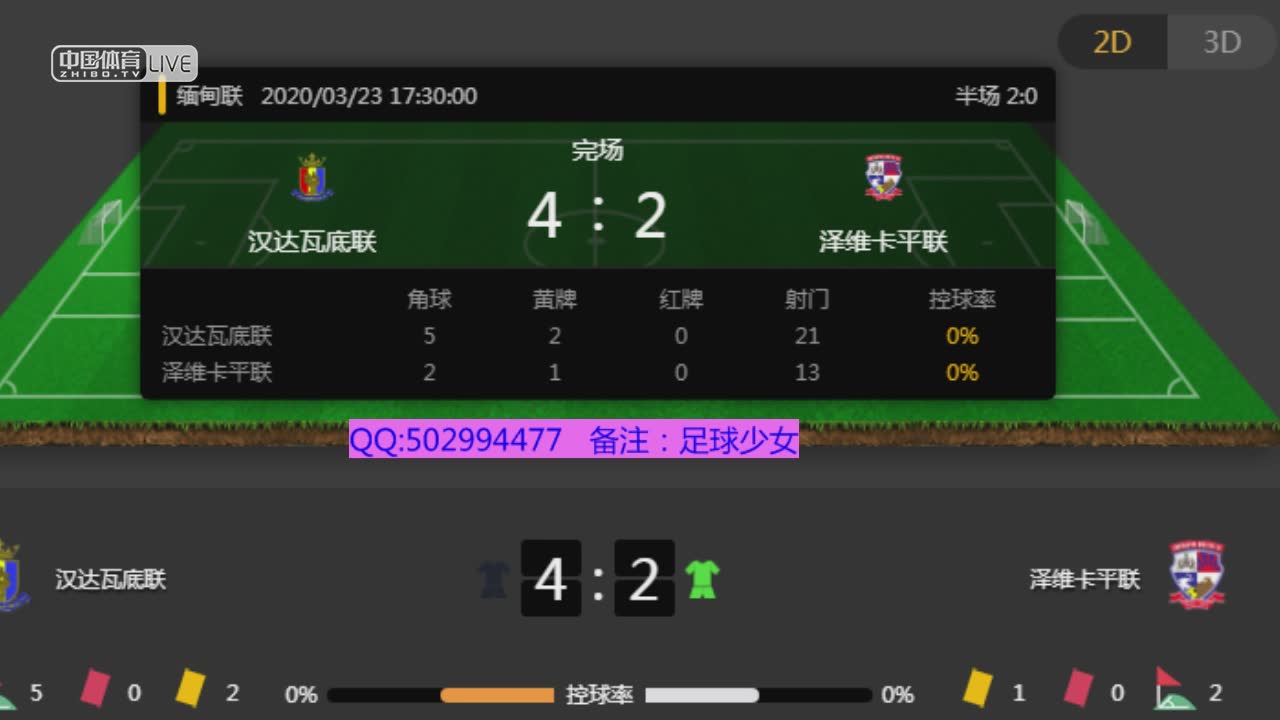 汉达瓦底联VS泽维卡平联